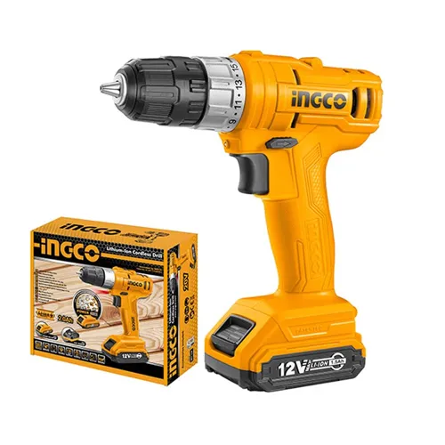 Ingco 10mm Lithium-Ion Cordless Drill 12V CDLI1211