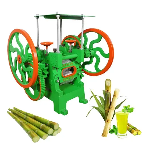 Heavy Duty Stainless Steel Sugarcane Juice Machine with 8 Gears & 3 Rollers