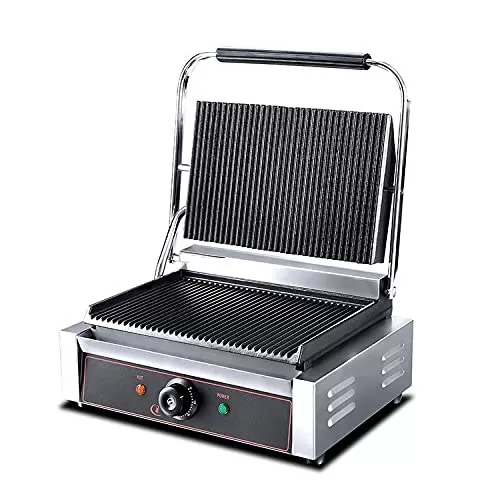 Commercial Sandwich Grilling Machine,10 X 14 inch 2200W