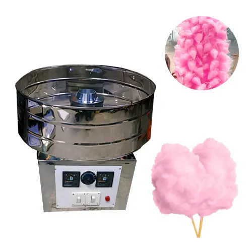 Commercial Cotton Candy Machine with 0.5HP Motor , Square Body
