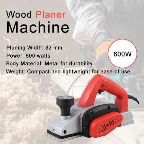 Wood-Planner-600Watt-82MM--Fiber-Body