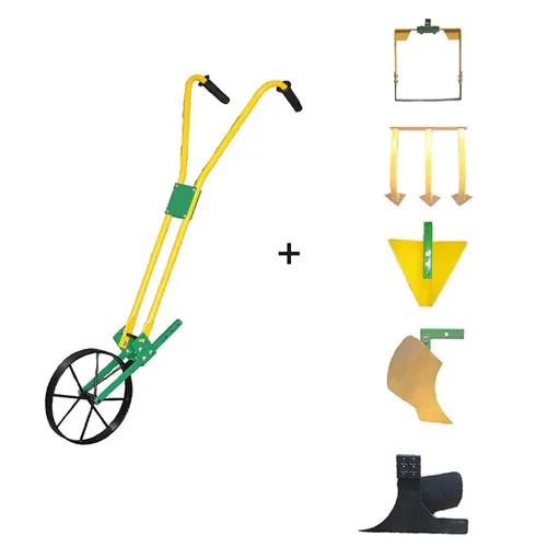 Heavy Duty Manual Garden Hoe with Wheels 