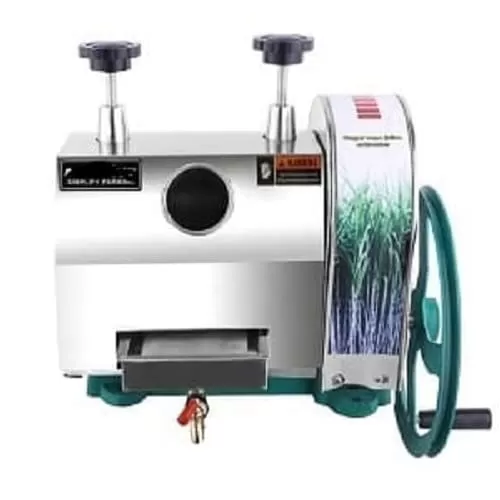 GT Shakti Heavy Duty SS Manual Sugarcane Juice Machine with 3 Roller