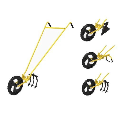 Light Weight Wheel Hoe Cultivator with 8 inch Blade Weeder