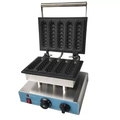 Electric corn stick waffle maker machine 5 slot