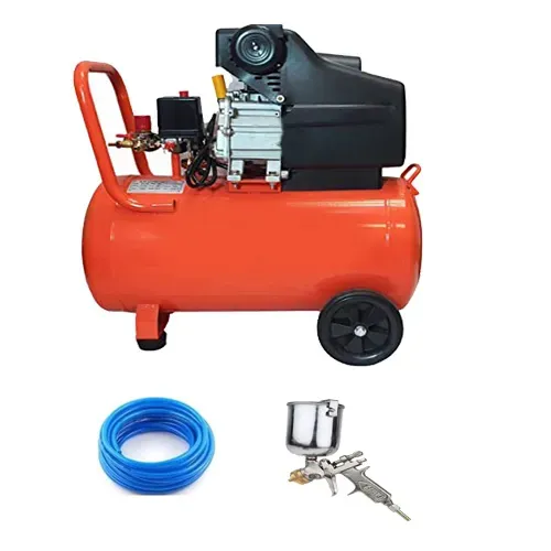Heavy Duty Air compressor 1Hp and 10 Liter capacity Combo with paint gun