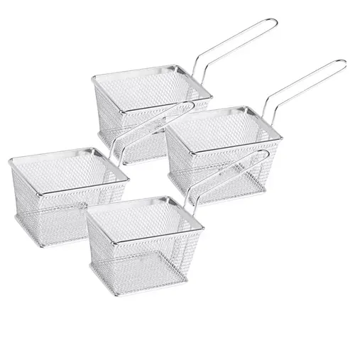 Airdue Compact Square French Fry Basket 4 Pc