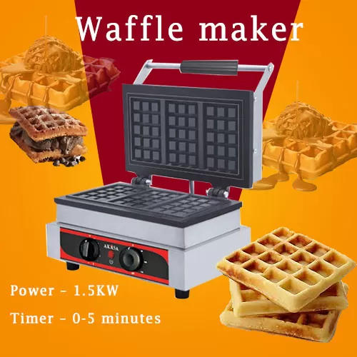 Andrew-James-3-Rectangle-Waffle-Maker-Machine-Unwln