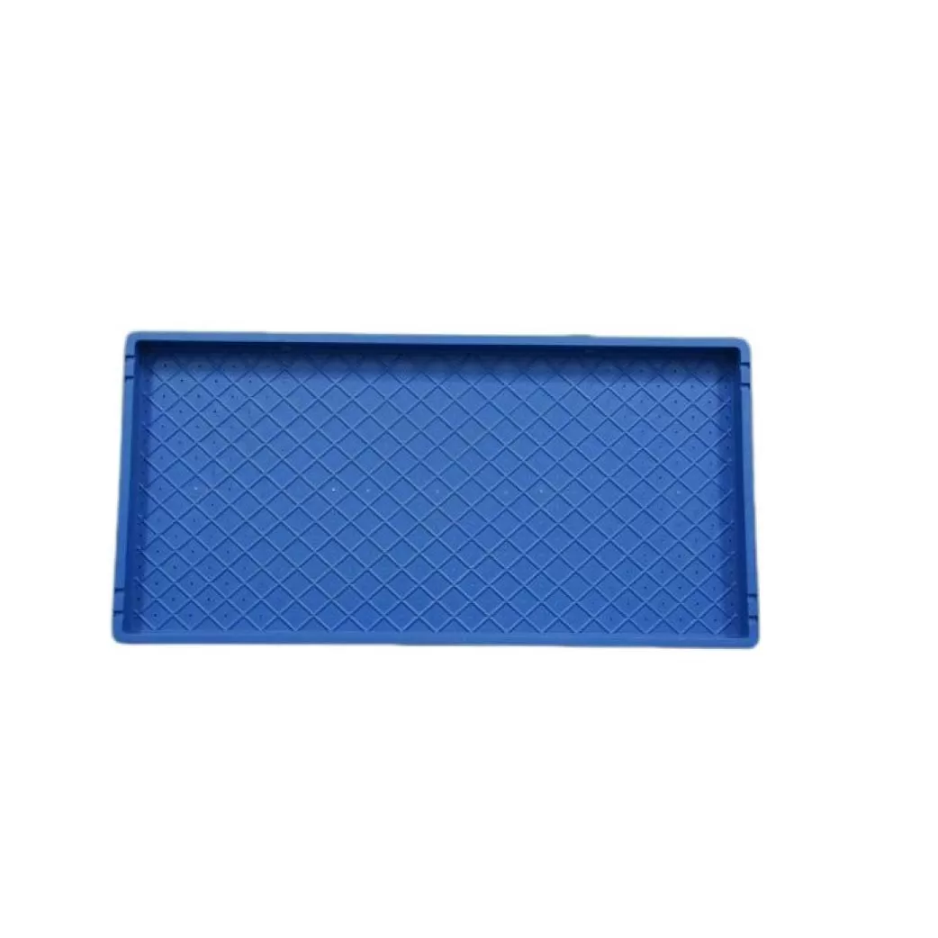 Plastic Agriculture Nursery Tray Paddy Seedling Blue 25 pcs