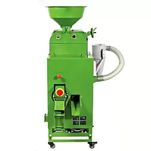 Rice Mill With Rubber Roll Sealer Cum Polisher 350 kg - 4 HP