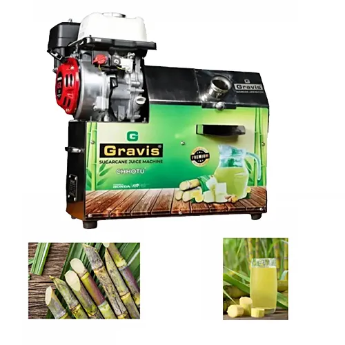 Gravis Chhotu+ Sugarcane Juicer Machine with 1.5HP Honda Engine