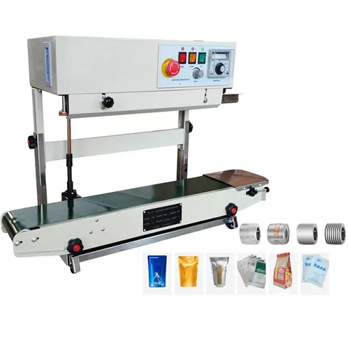 Top Quality Continuous Band Sealer SS Vertical Speed 12m/min