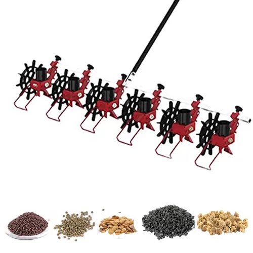 6 Row Manual  Row Seeder machine Capacity 200gm