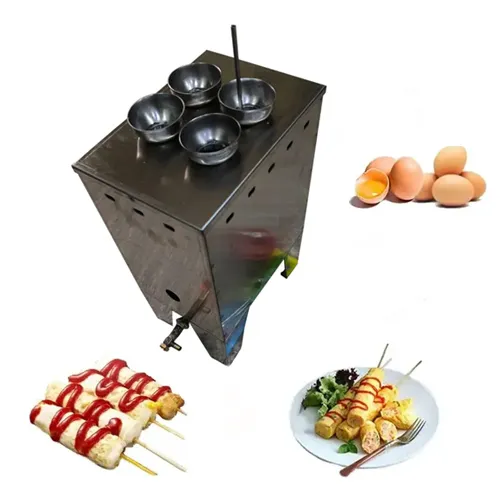 Commercial Gas Operated 4 Egg Sausage Roll Maker Machine