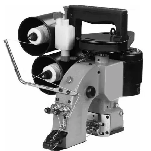 Double Needle  Bag Closer Sewing Machine with Pump
