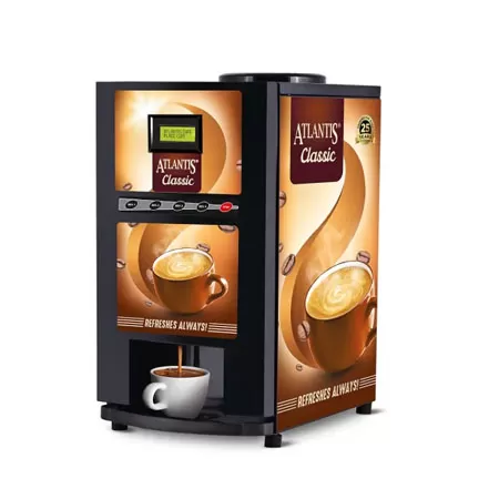 Classic Tea Coffee Vending Machine with 3 Lane
