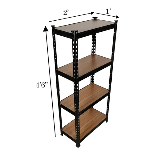 Fancy-boltless-laminated-Steel-Rack-4-Shelves-46H-x-2W-x-1D-LLT2p