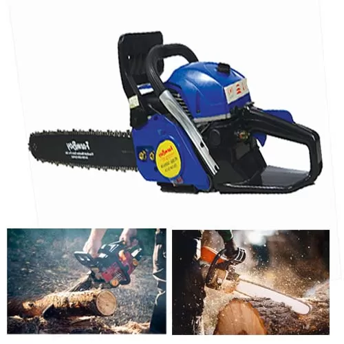 Kisankraft 58CC Petrol Chainsaw 18inch, AY-CSP-8658