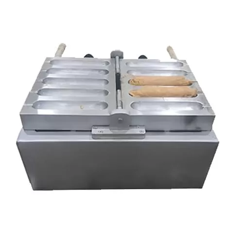 Gas Operated Egg Sausage Roll Maker Machine 5 Pcs