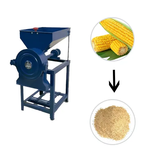 MS Flour Mill Pulverizer Machine Masala Grinder 25-40 kg/hr Without Motor