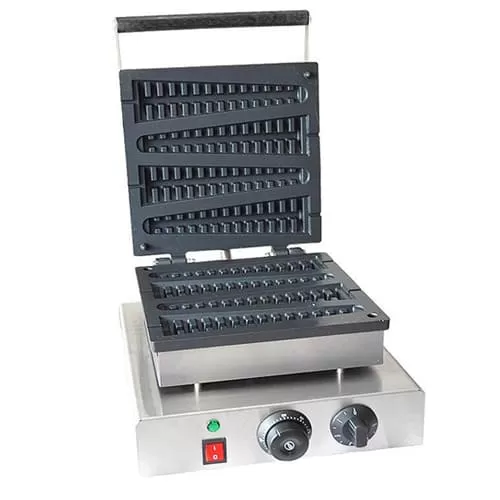 Commercial lolly stick waffle maker machine stainless steel
