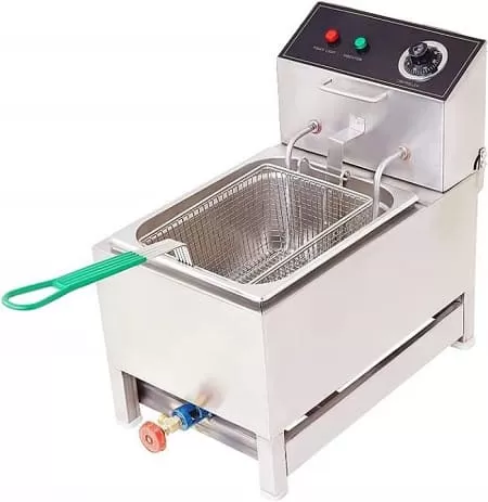 Electric and Gas Deep Fryer 8 Liters for Commercial Use