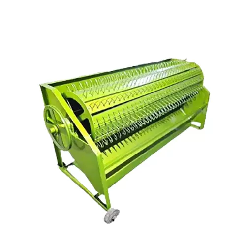 4 Feet Paddy Rice Thresher Machine With 1 HP Crompton Motor
