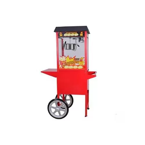 Trolley Type Gas Popcorn Machine, 300grams per batch