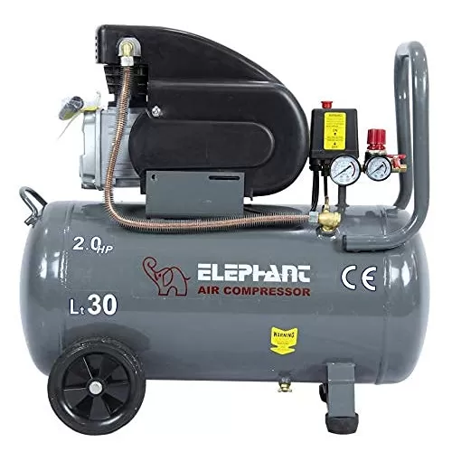 Elephant 30L Lubricated Air Compressor 2HP, Heavy Duty