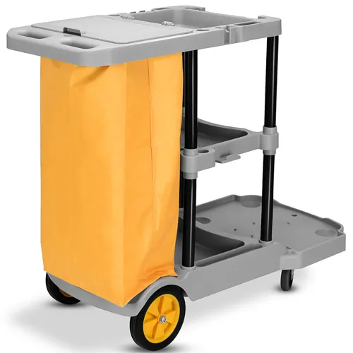 Commercial Medium Size Mopping Service Trolley Janitorial Cart