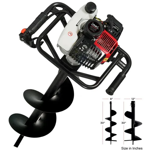 Balwaan 2.3HP 52CC 2Stroke Earth Auger Machine with 8inch & 12inch Auger Bit