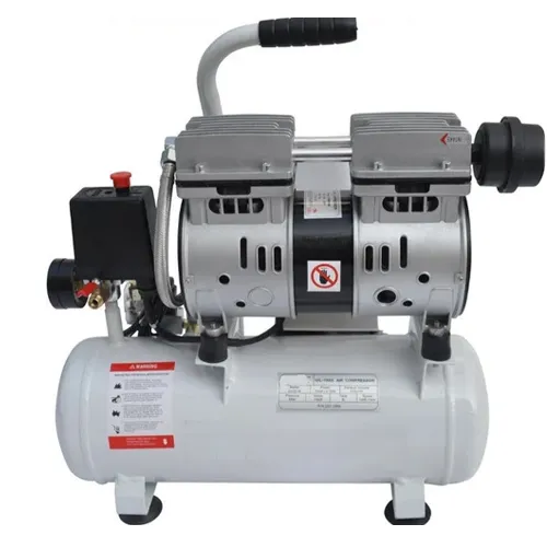 Premium Sound Less Oil Free Air Compressor 0.75HP, 8 Litre