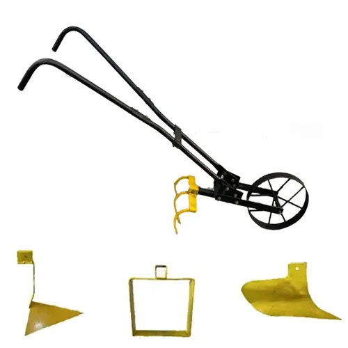Manual Wheel Cultivator 10 Inch Wheel Hoe With Attachment used for Agriculture 