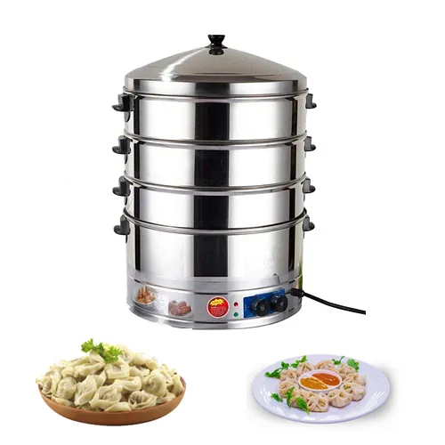 Electric 3 Tier Steamer for Momo, Rice & Corn 40 cm