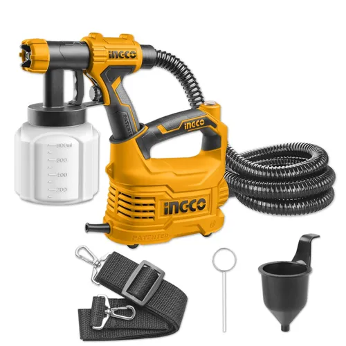 Ingco 500W HVLP Floor Based Spray Gun 800ml, SPG5008