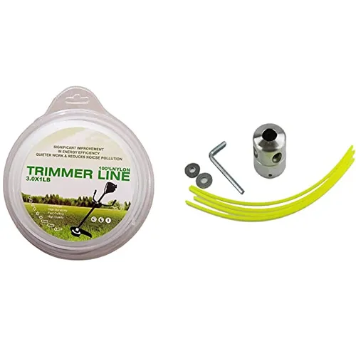 MECSTROKE Brand Heavy Duty Nylon Trimmer Line 3mm Square Shape 50 mtr