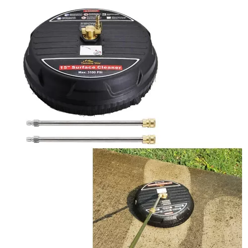 Shakti surface cleaning attachment for Pressure washer with extension lance