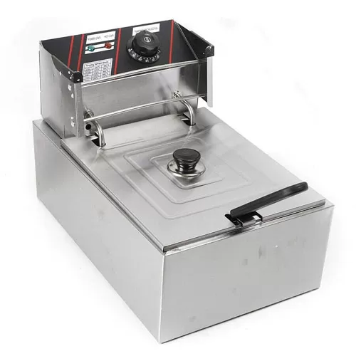 Single Pan Electric Fryer 4L Deep Frying Machine