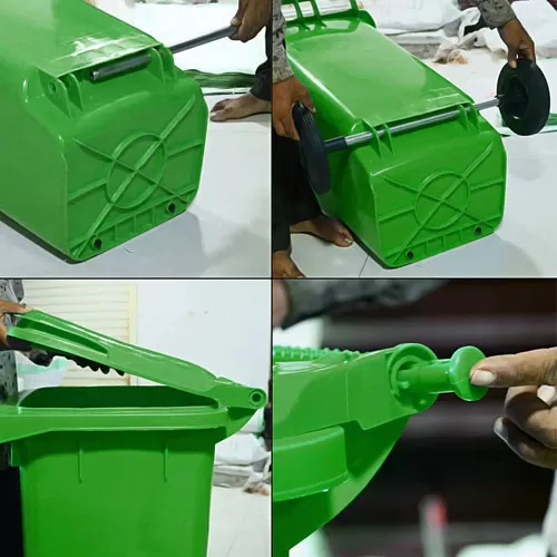 Super-Quality-2-Wheel-Plastic-Green-Garbage-Dustbin-120-Liter-wGnKI