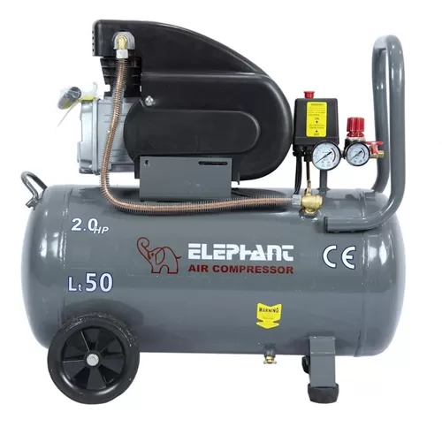 Elephant 50L Lubricated Air Compressor 2HP, Heavy Duty