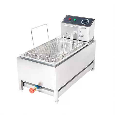 Electric and Gas Deep Fryer 16 Liters for Commercial Use