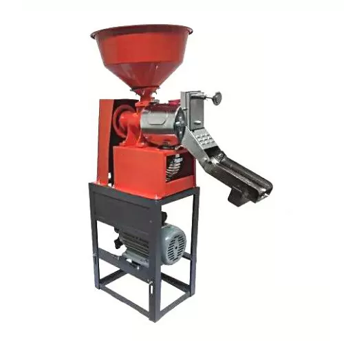 Chrome Type Rice Mill With Motor Capacity 180 kg - 3HP