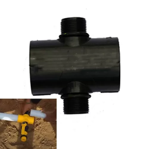 4 Way Rain Hose Coupler for 2 Inch PVC Pipe 4pcs